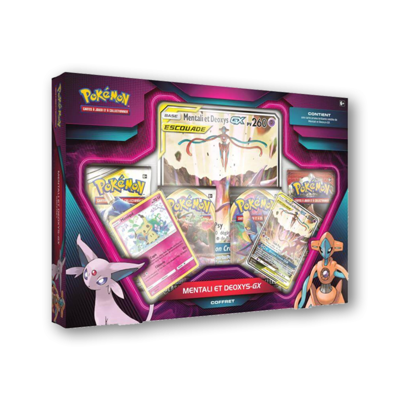 Coffret Pokémon Mentali & DeoXYs GX Escouade