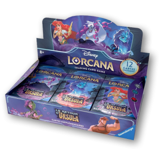 Display De 24 Boosters Disney Lorcana – Le Retour D’Ursula