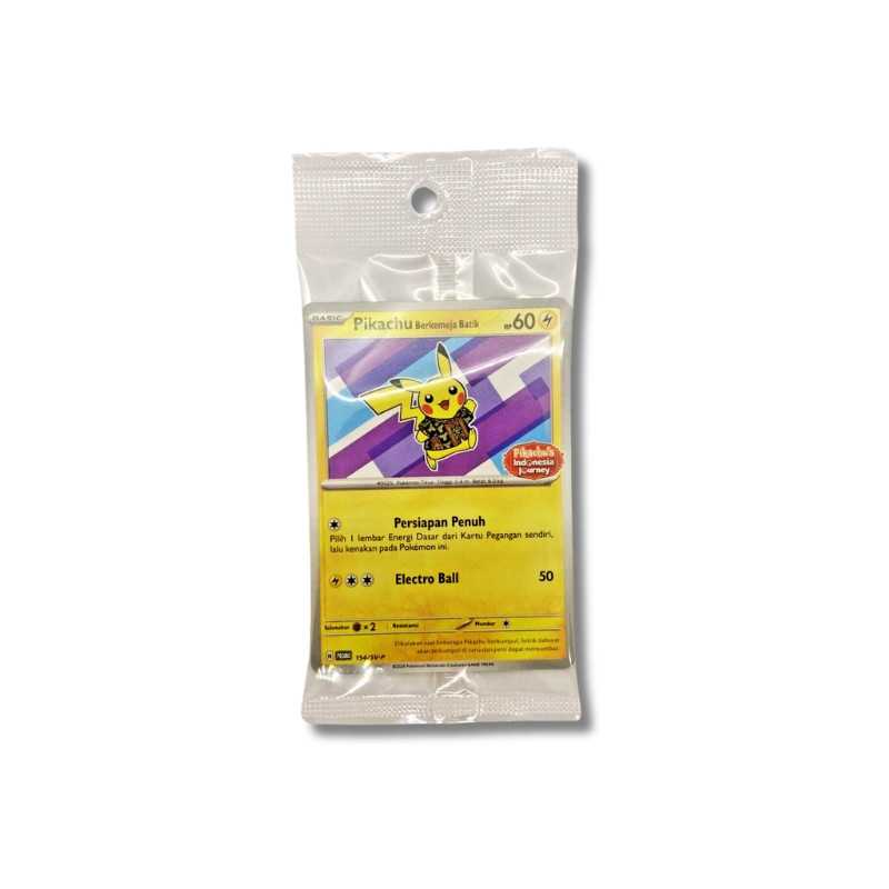 Promo Pikachu Indonésienne Berkemeja Batik Xatu 154SV-P