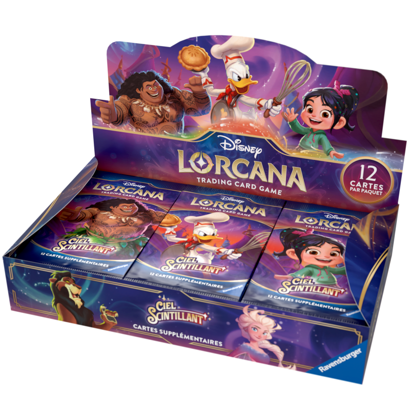 Display De 24 Boosters Disney Lorcana – Ciel Scintillant