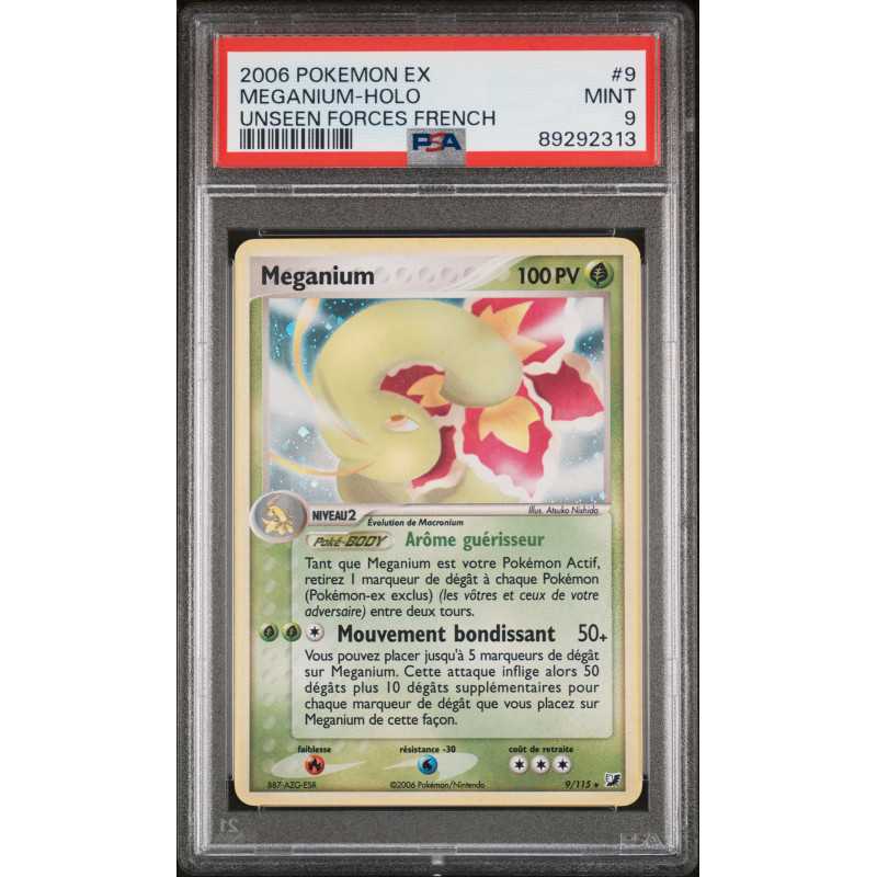 Meganium-Holo PSA 9